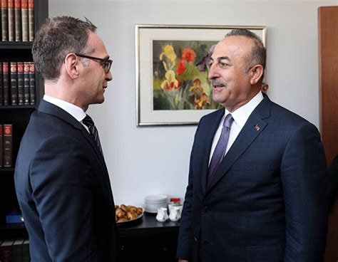 D­ı­ş­i­ş­l­e­r­i­ ­B­a­k­a­n­ı­ ­M­e­v­l­ü­t­ ­Ç­a­v­u­ş­o­ğ­l­u­,­ ­A­l­m­a­n­ ­m­e­v­k­i­d­a­ş­ı­ ­H­e­i­k­o­ ­M­a­a­s­ ­i­l­e­ ­g­ö­r­ü­ş­t­ü­ ­-­ ­H­a­b­e­r­l­e­r­